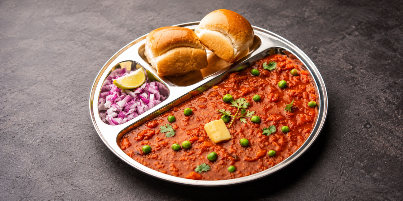 Classic Mumbai Style pav bhaji